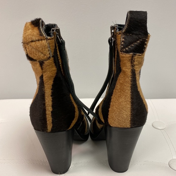 Acne Studios Boot/Booties Colt Pony Printed Calf Hair Brown/Tan Pattern - Picture 2 of 6